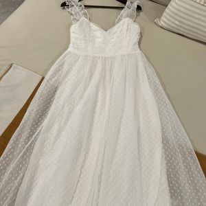 Bridal dress from Lulus I only wore it once to my rehearsal dinner